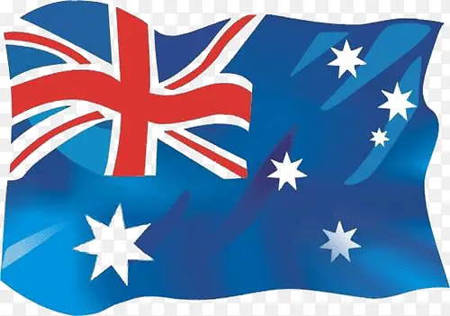 飘舞的澳洲国旗