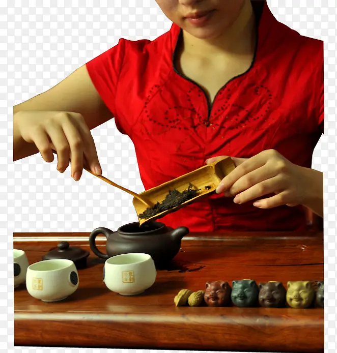 茶艺师表演