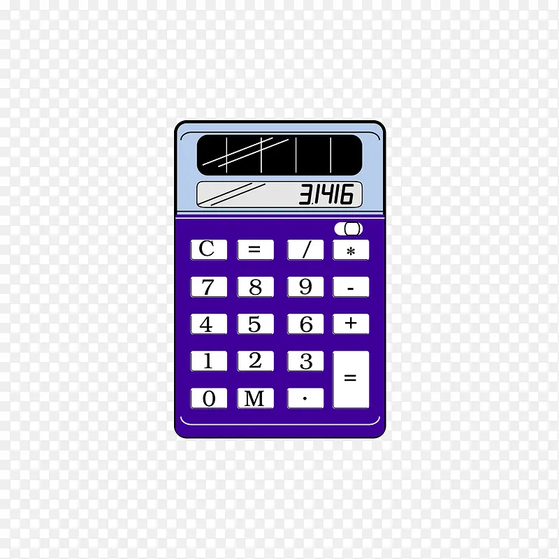 紫色的计算器