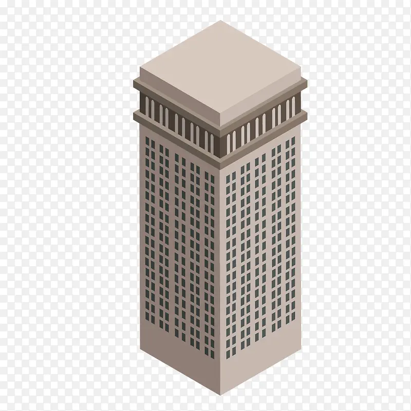 矢量素材图案政府大楼高层