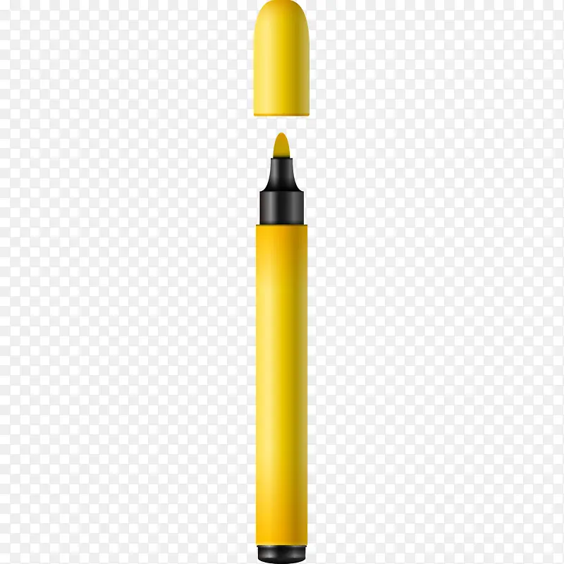 黄色彩笔