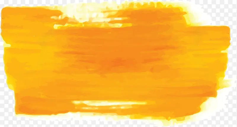 橘黄色水彩笔刷底纹