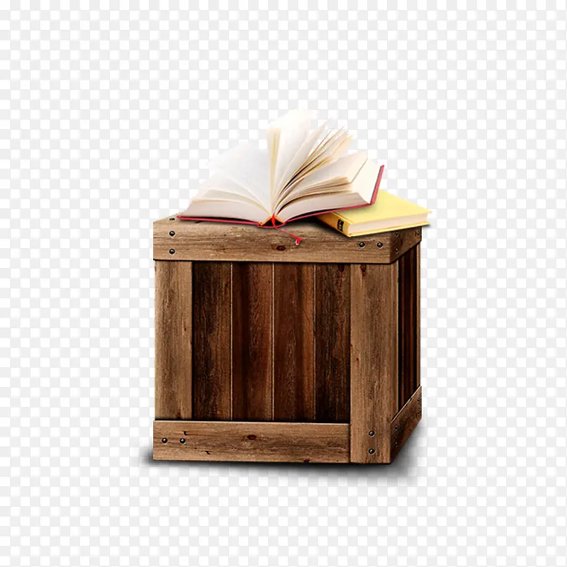 木箱书本