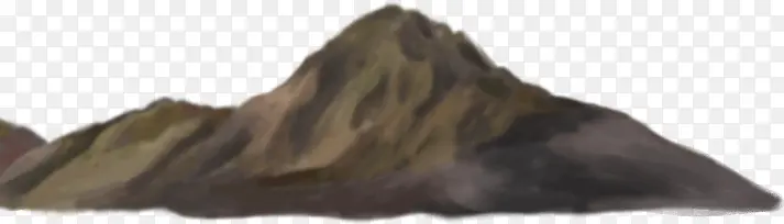 火山岩无框插画风景
