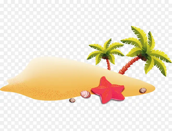 沙滩椰子树还行海滩