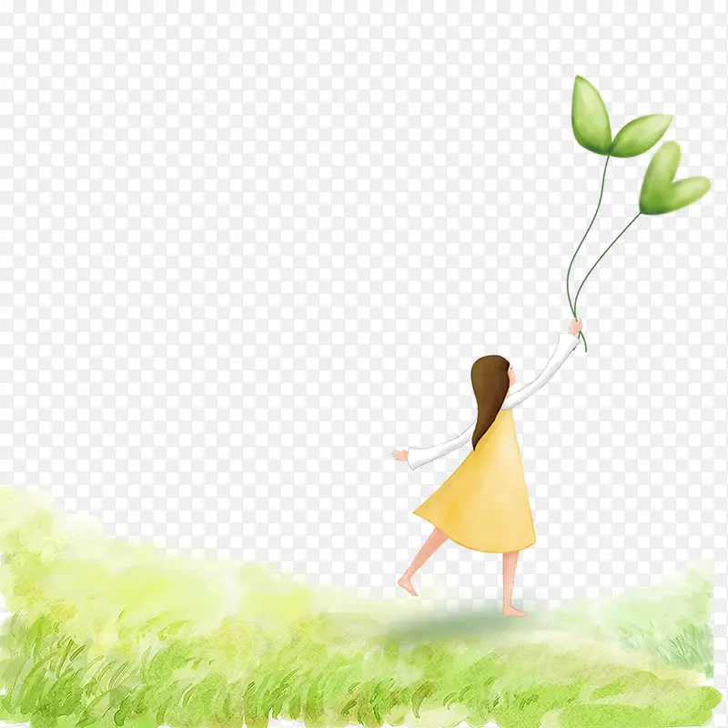 手绘卡通画