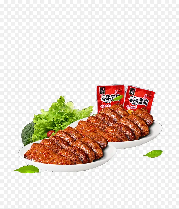 香辣手撕素肉