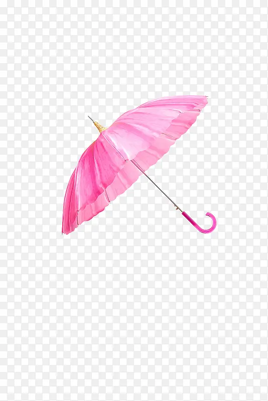 粉色花瓣伞