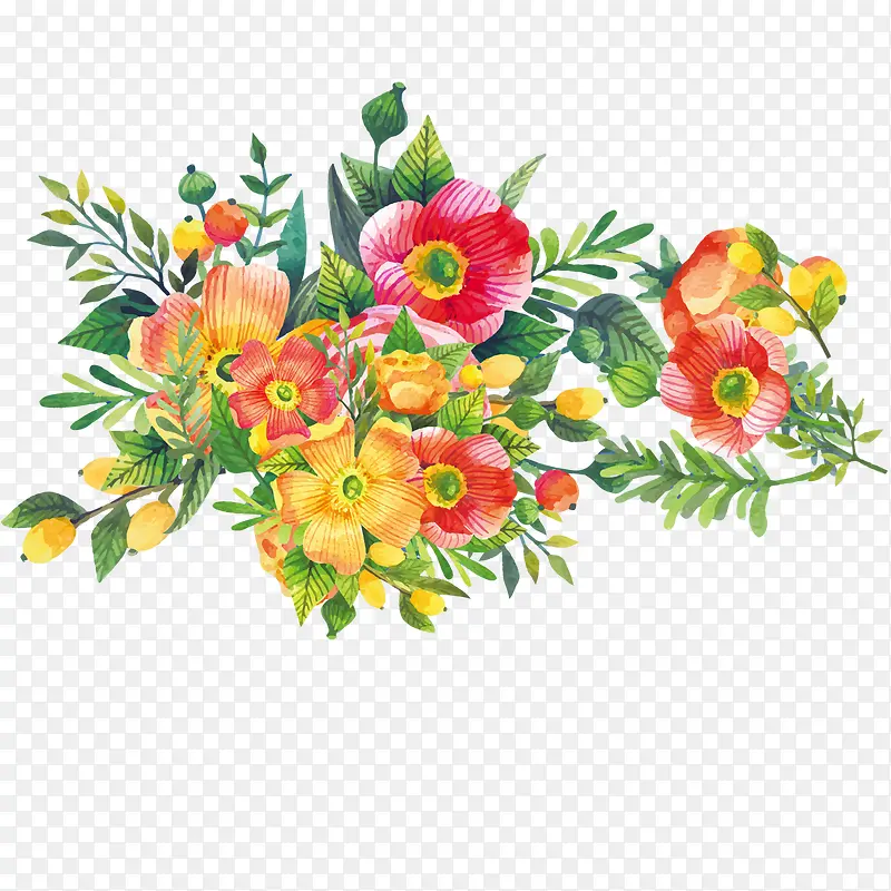报春花 春天 暖色系 清新