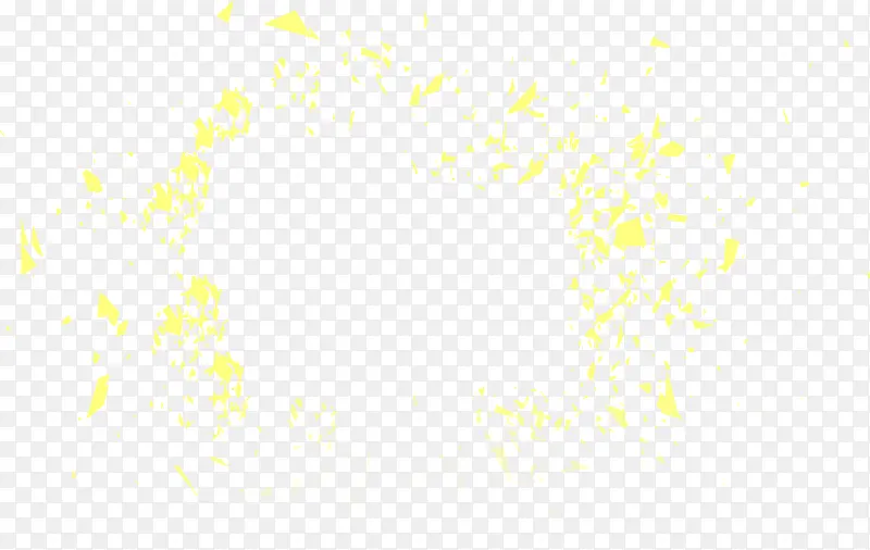 黄色花瓣分散透明
