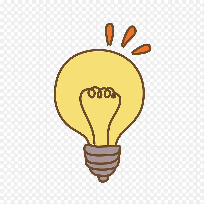 卡通灯泡PNG图片素材下载_图片编号qpabmojj-免抠素材网