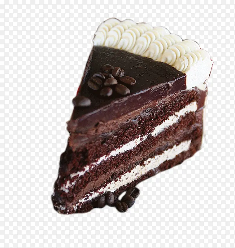 棕色巧克力蛋糕
