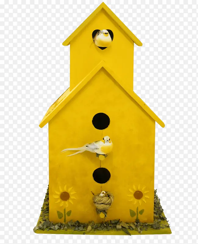 黄色漂亮鸟窝