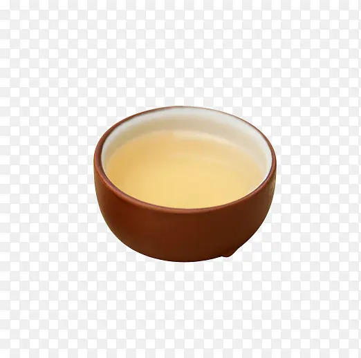 磨砂陶瓷碗里的蜂王浆