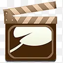 鼠标电影风格logo图标