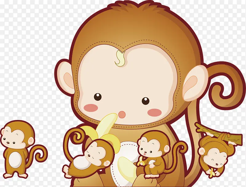 猴妈妈和猴宝宝