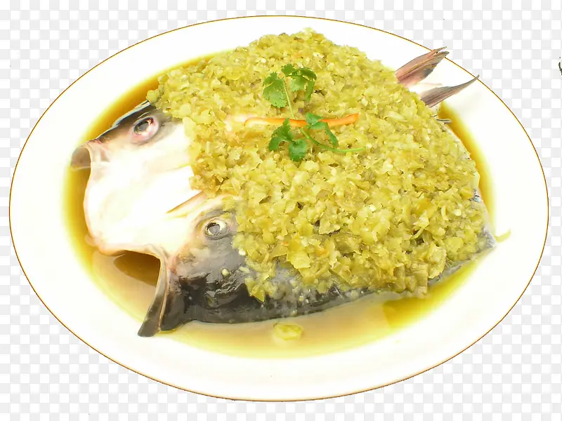 酸菜剁椒鱼头