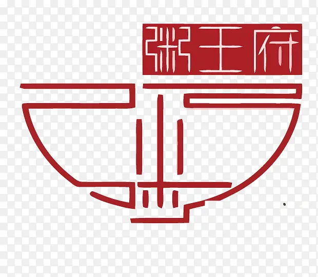 粥王府中国风LOGO