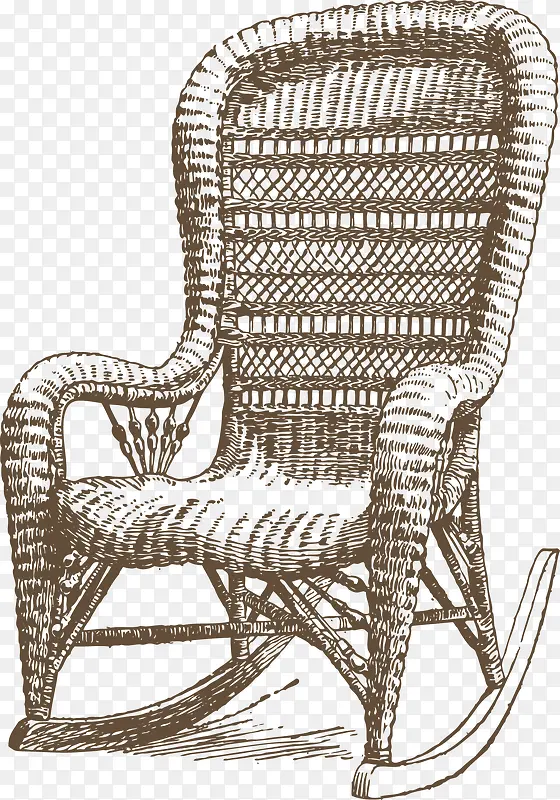 欧式古典藤椅装饰