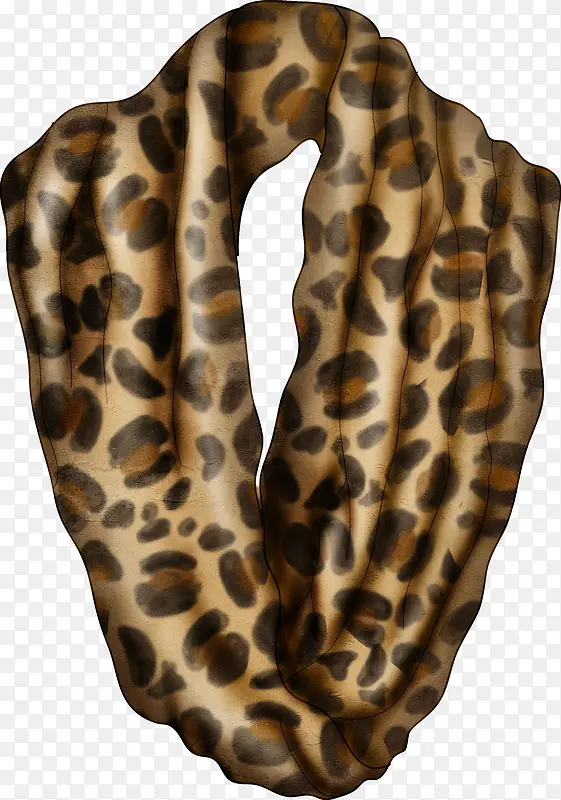 豹纹漂亮围巾