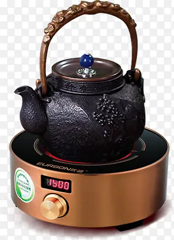 复古雕刻茶壶电器