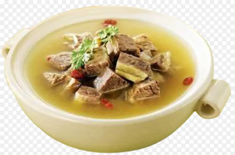 砂锅牛肉汤