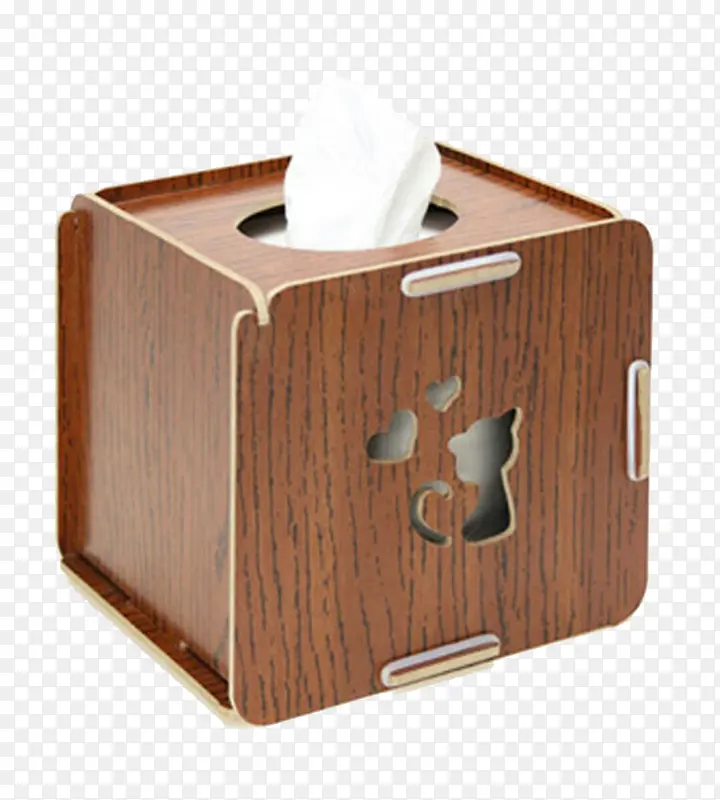 纸巾盒棕色镂空