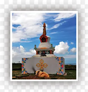 西藏美景建筑旅游风光