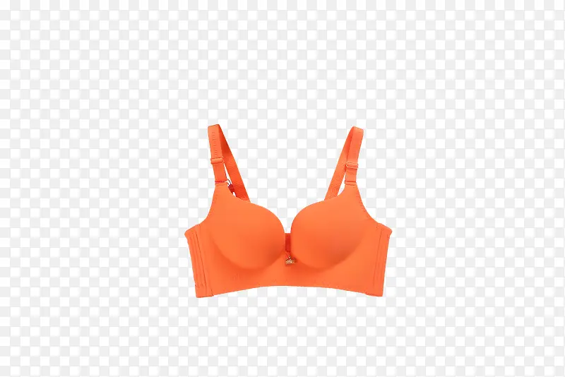 橙色胸罩