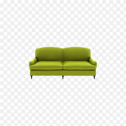 绿色布沙发