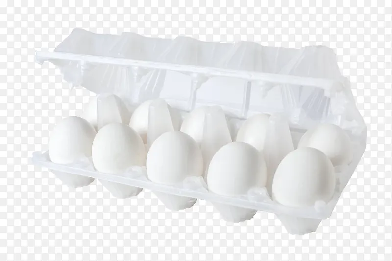 白色塑料鸡蛋盒