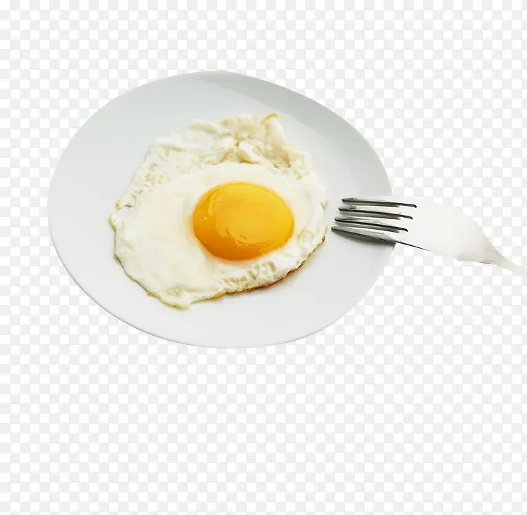 早餐煎鸡蛋素材