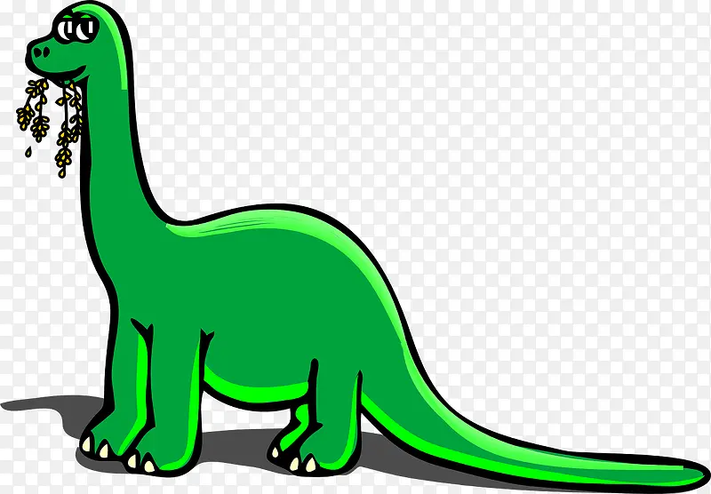 绿色的恐龙