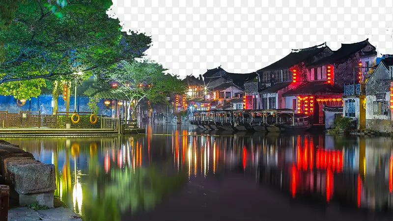 中国浙江西塘风景