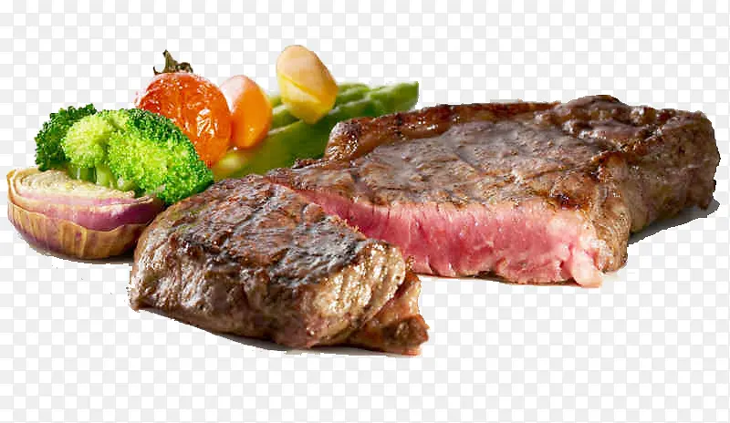 牛肉配水果蔬菜