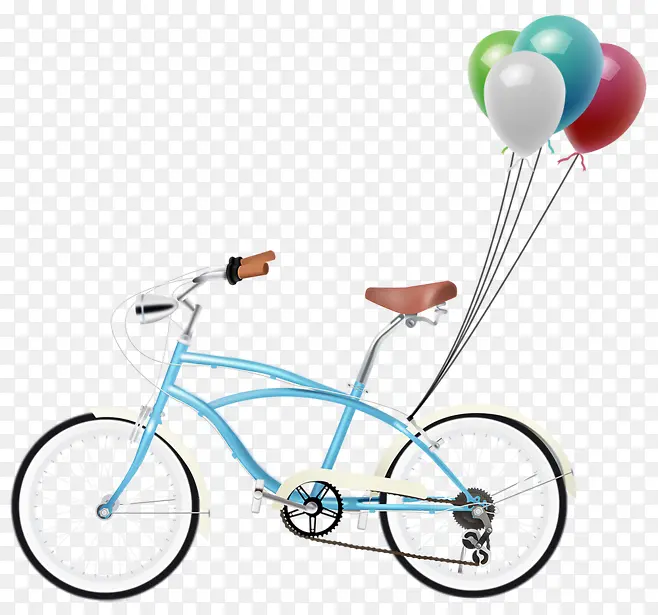 单车气球图片
