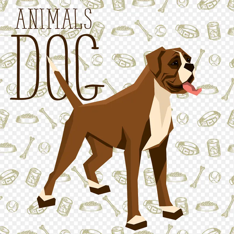 装饰宠物罗威纳犬