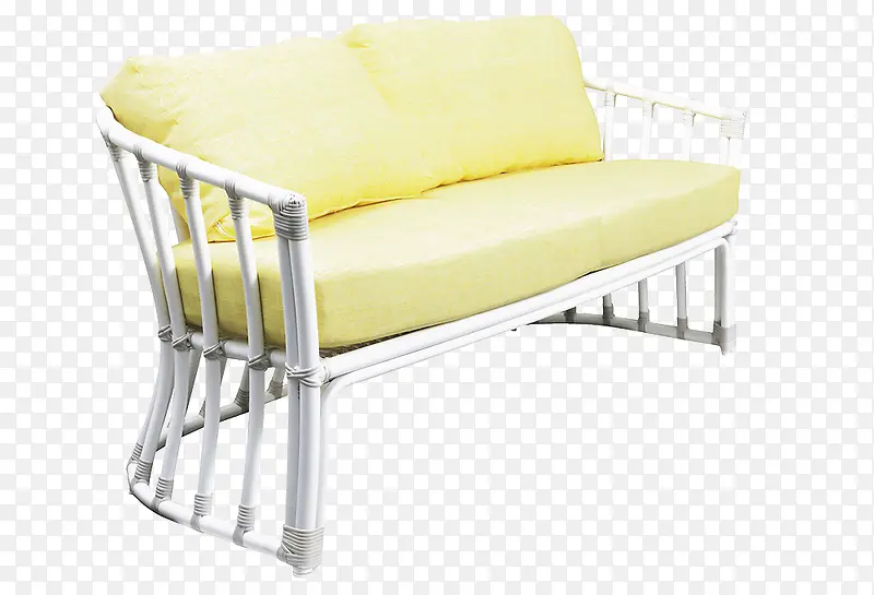黄色坐垫椅子