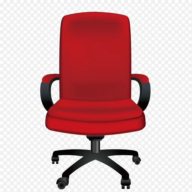 红色沙发办公椅