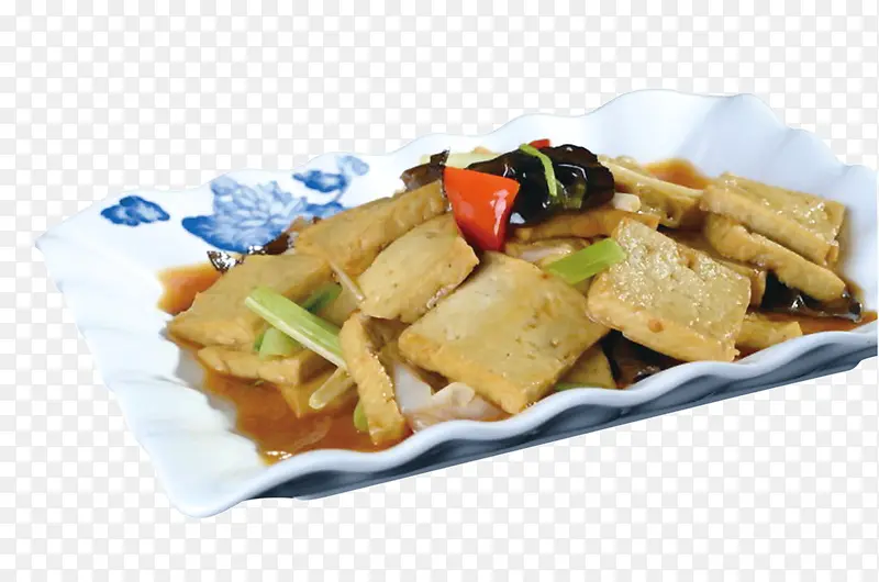家常豆腐热菜香喷喷的虎皮豆腐