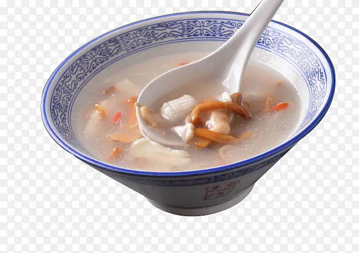 鲜菌鱼丸汤