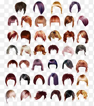 多种发型图片