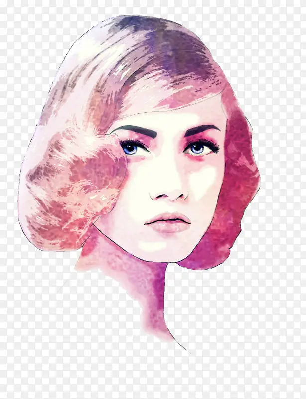 水墨美女