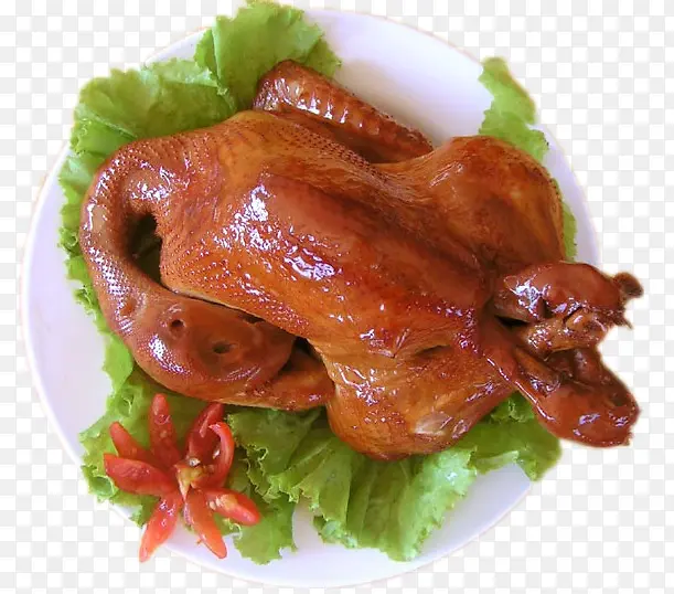 白条鸡油炸