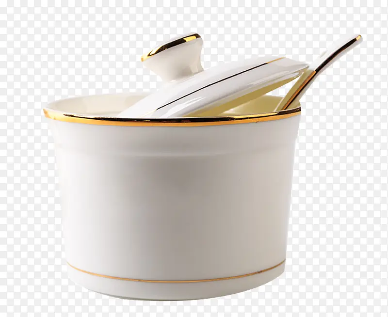 描金餐具炖罐