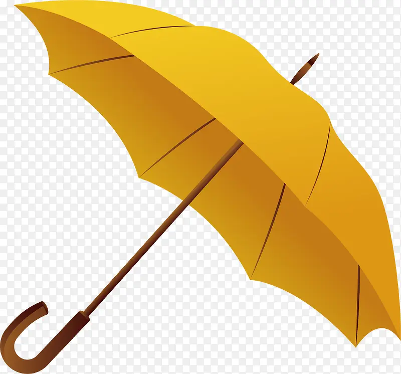 黄色的雨伞