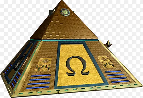 古埃及彩绘金字塔