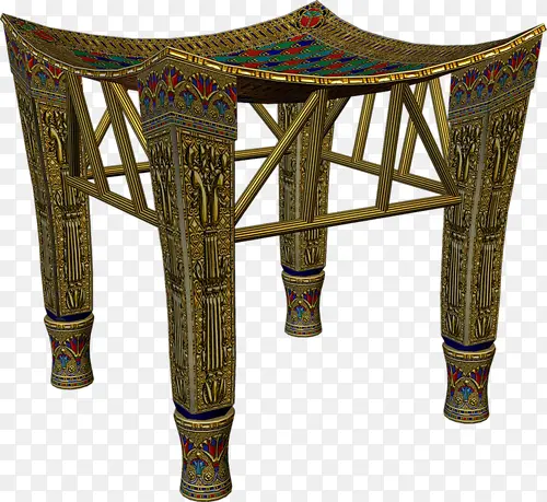 彩绘古埃及风格桌子