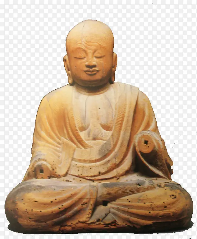 佛教雕塑残缺美佛像