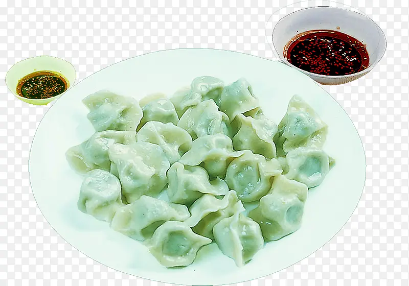 蔬菜饺子盘装